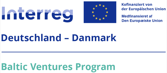 Interreg Deutschland–Danmark, Baltic Ventures Program, co-funded by the European Union